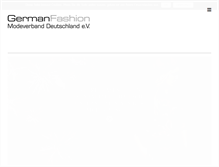 Tablet Screenshot of germanfashion.net